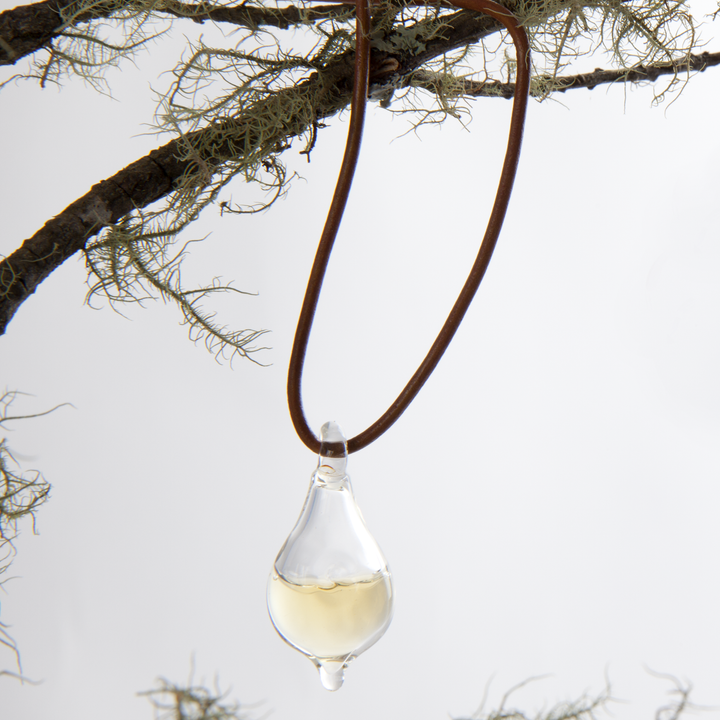 Angel-Anhänger, klares Glas