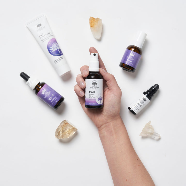 Introducing our Travel Essence Collection Gift Set, your ultimate travel companion expertly blended to overcome the rigors of jet-setting, ensuring you emerge refreshed, balanced and fully equipped for your forthcoming adventures.