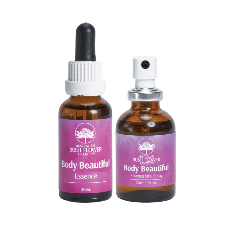 The Body Beautiful Essence bundle encourages self-love, acceptance, and body care. It helps deal with any dislike and non-acceptance of your body, skin texture, and intimate touch.